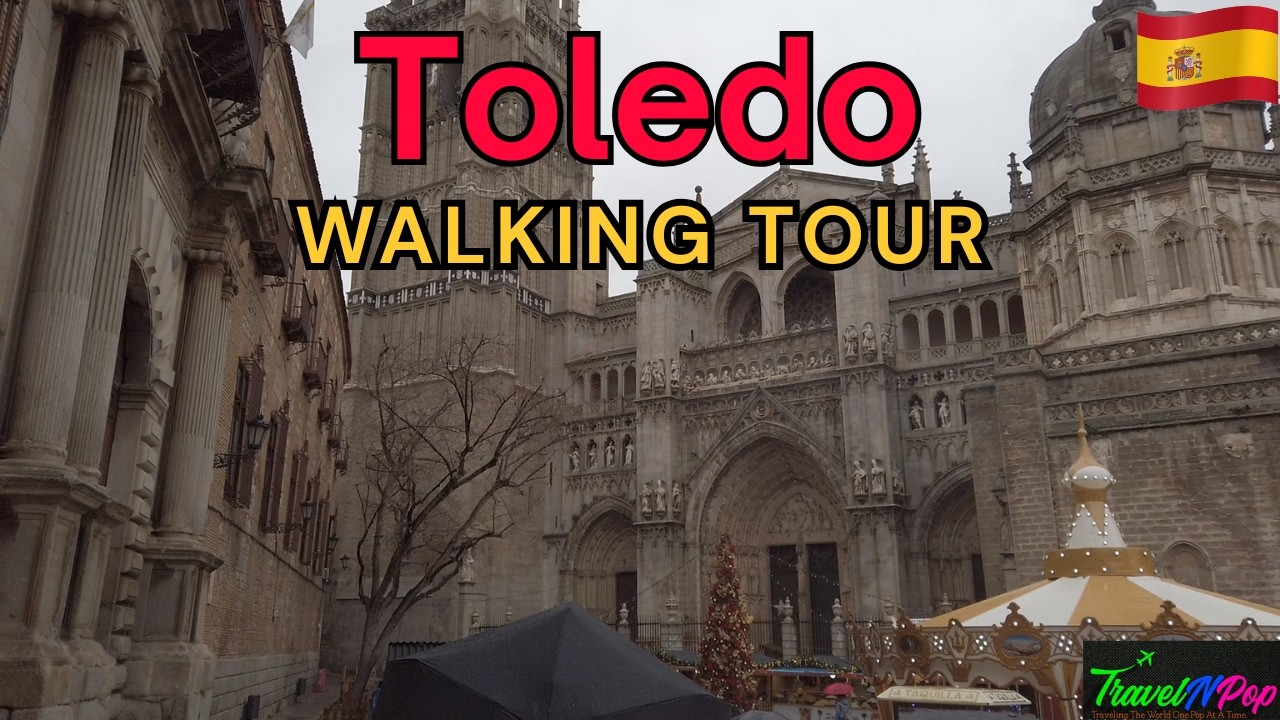 🇪🇸 Walking Through Toledo, Spain | Medieval Streets, Cathedral & Old Town View