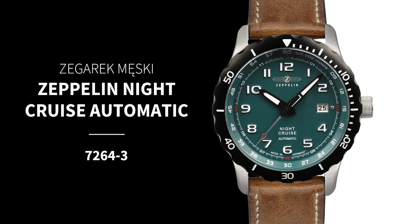 Zegarek Zeppelin Night Cruise Automatic 7264-3 | Zegarownia.pl