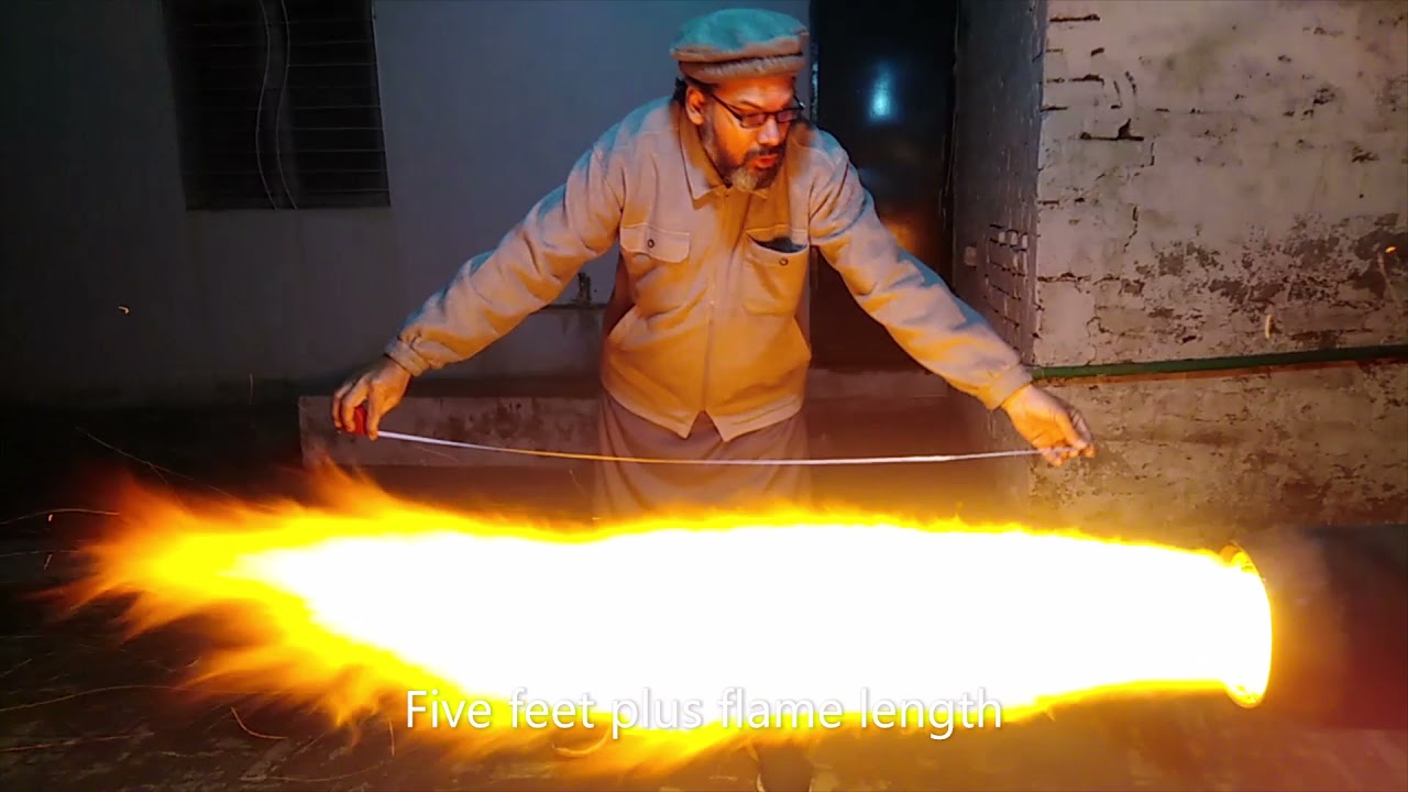 Biomass wood Pellets Burner test run by Ali Engineering Lahore Pakistan