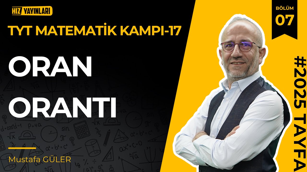 Hız Tyt Matematik Kampı-17 | Oran-Orantı | Pdf #öğrenmegarantili