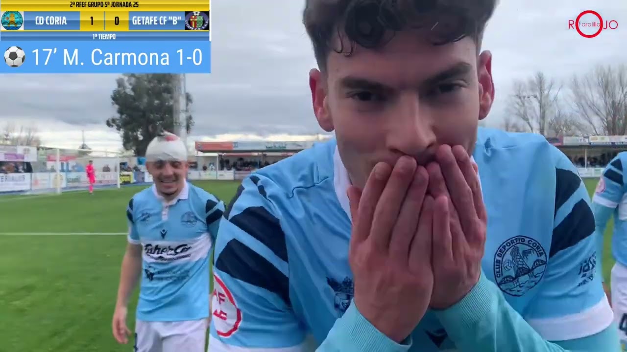 📺| Resumen a pie de campo del CD Coria 2-0 Getafe CF “B”