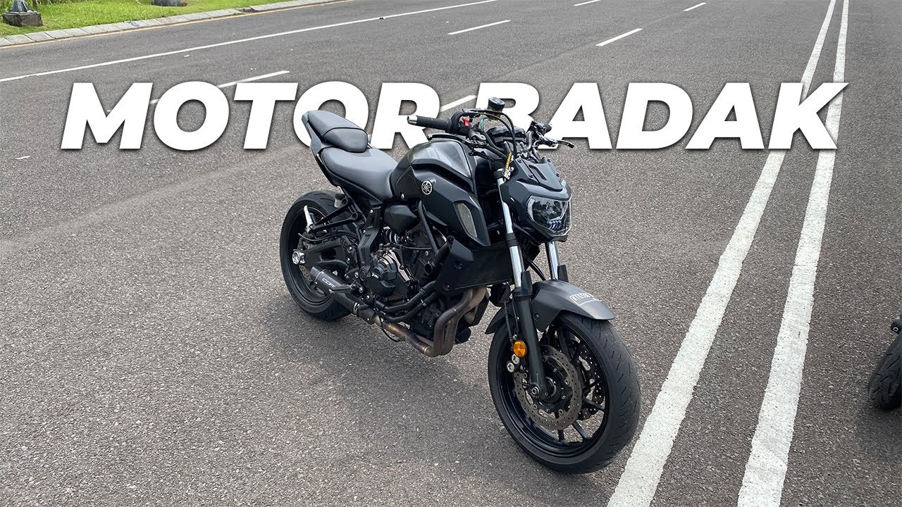 TEST RIDE YAMAHA MT-07‼️🔥