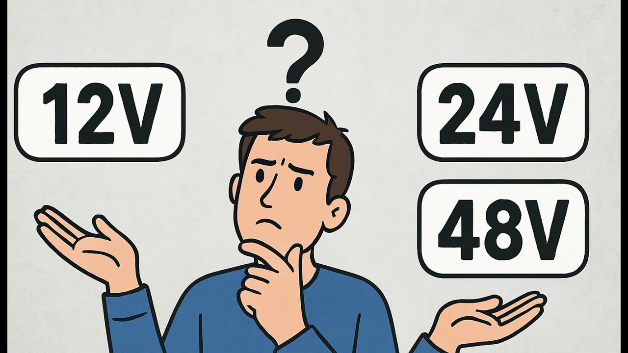 Porque o 48v é a melhor opção pra quem quer iniciar no offgrid pra rodar a casa toda?