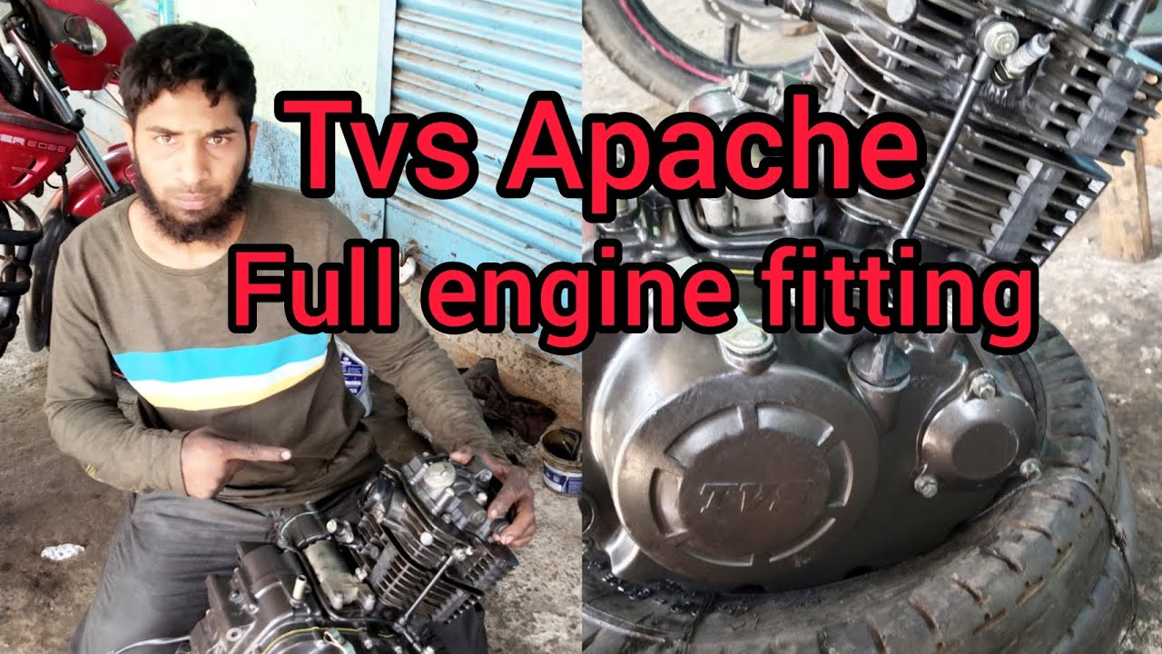 TVS Apache Full Engine Feting//HowTo Feting Apache Full Engine