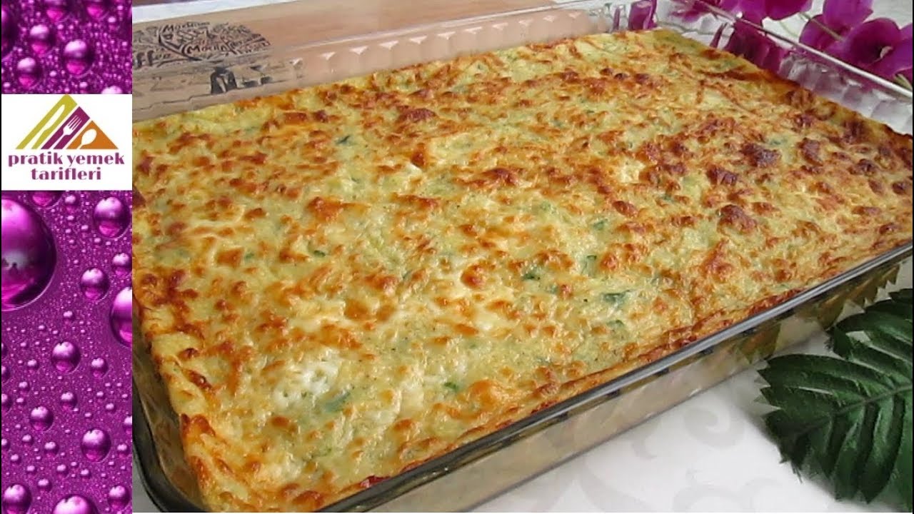 5 tane patatesten bir tepsi dolusu muhteşem lezzette bir börek yaptımm  kii Pratik Yemek Tarifleri