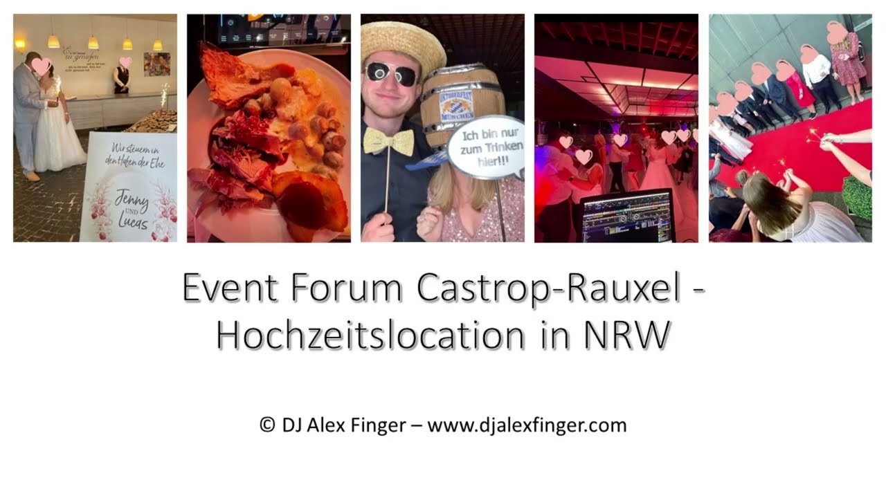 👰 &hearts;️🤵 Event Forum Castrop Rauxel -  Hochzeitslocation Stolzenhoff NRW   - Hochzeit DJ Alex Finger