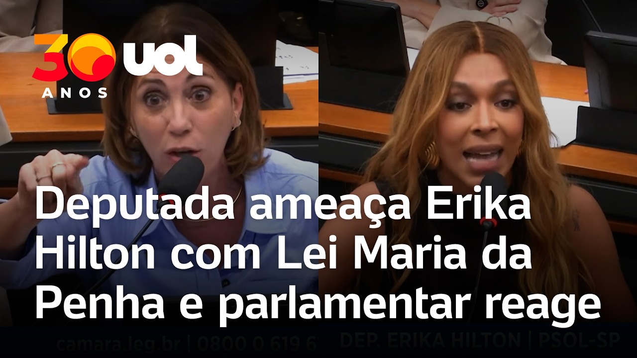 Erika Hilton rebate deputada ap&oacute;s fala transf&oacute;bica sobre a Lei Maria da Penha: 'Mau-caratismo'