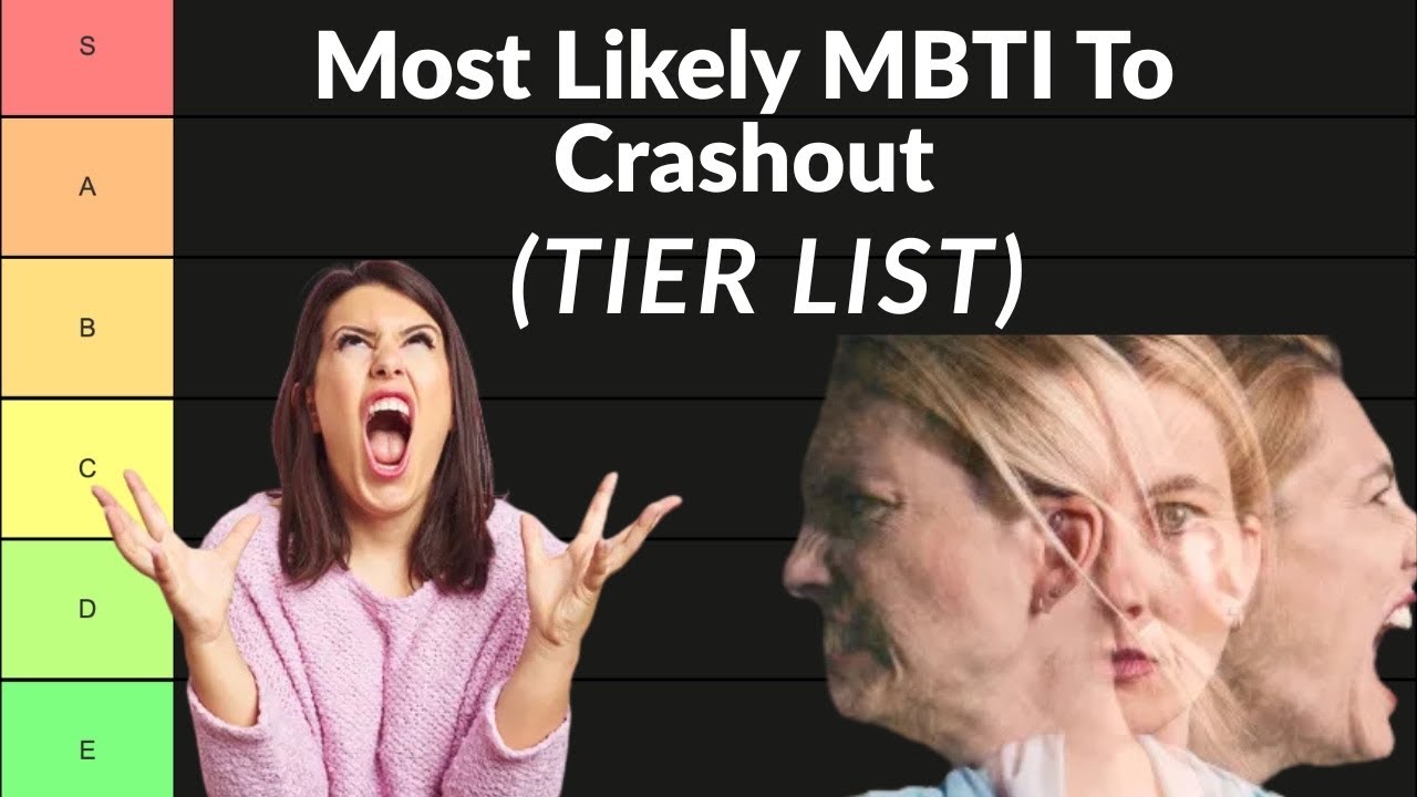 Ranking Most Likely To Crash-Out MBTI Types (Tier List)