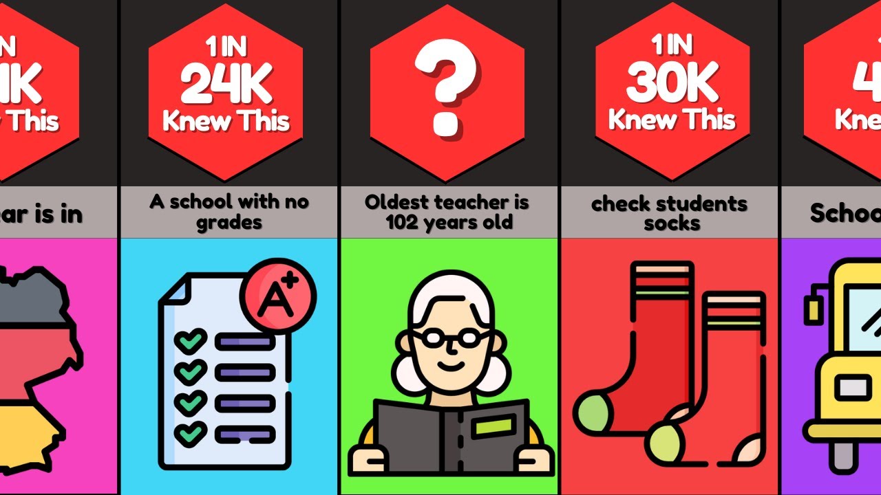 Comparison : Facts About School You Don't Know