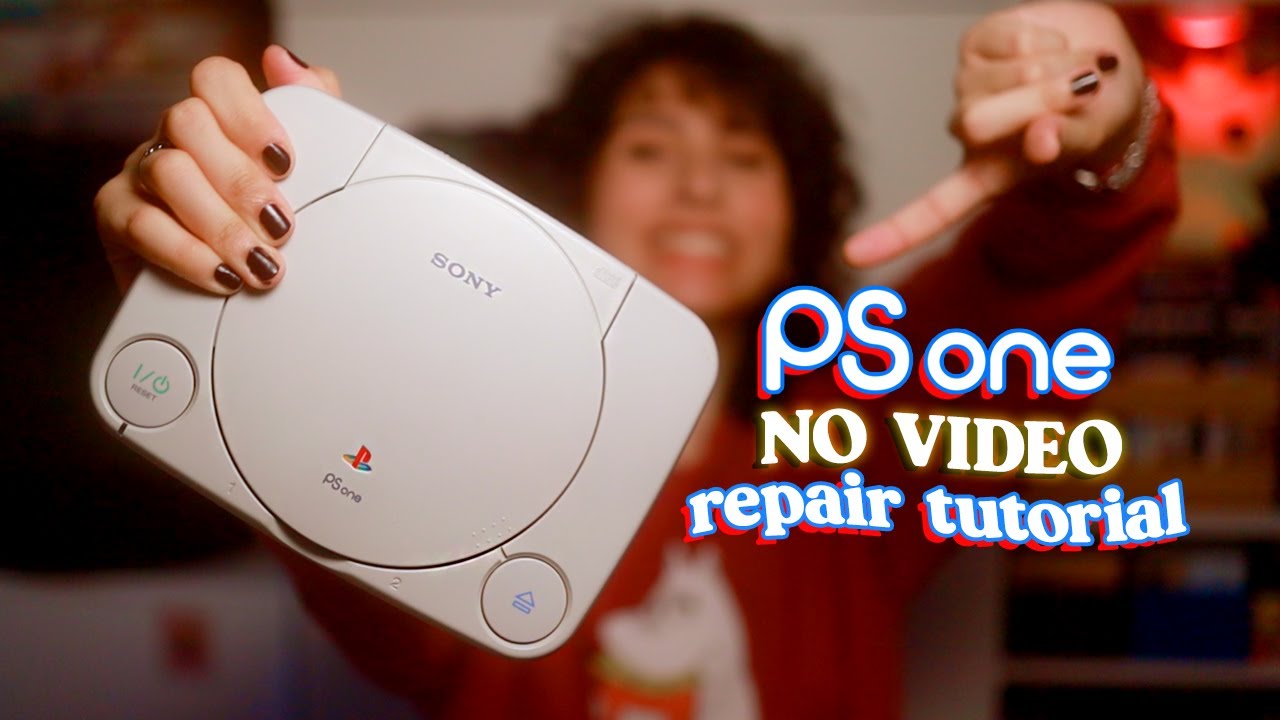 Cool Uncle Mods: Repairing a PSOne with No Video Output (Capacitor Replacement)