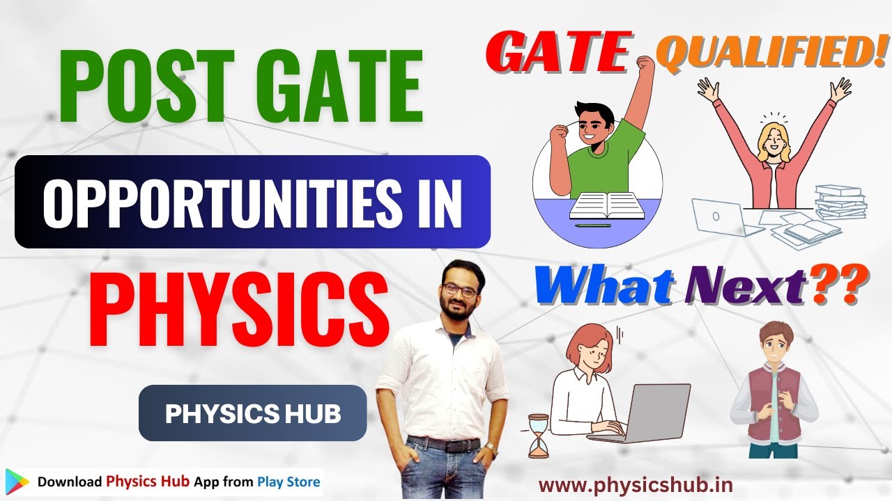 Post GATE Opportunities | Best Career Options After Qualifying GATE Exam @physicshub