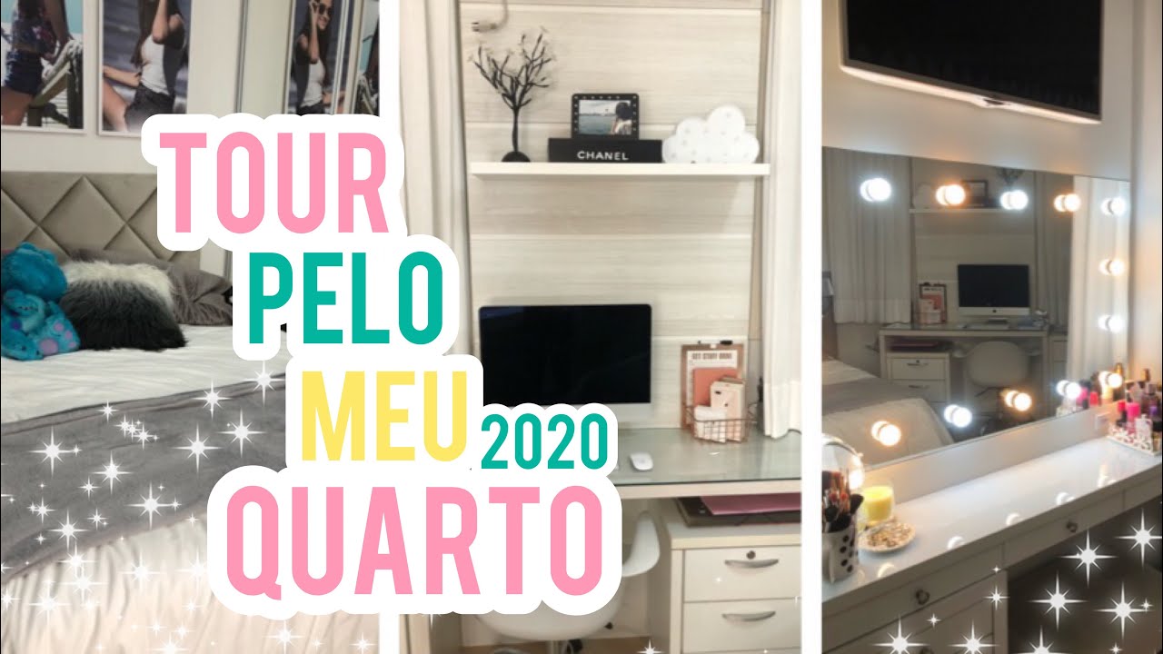 TOUR PELO MEU QUARTO 2020 🥰