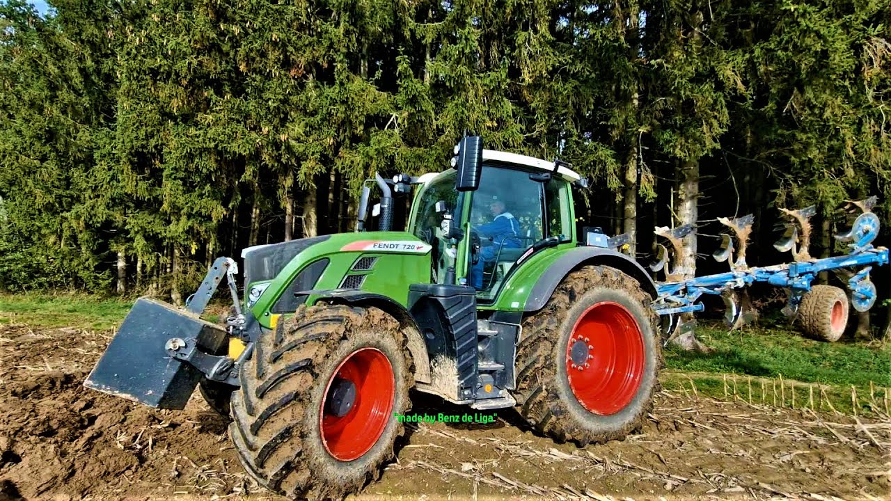 Fendt 720 Vario Profi Plus macht so Spaß beim ackern.