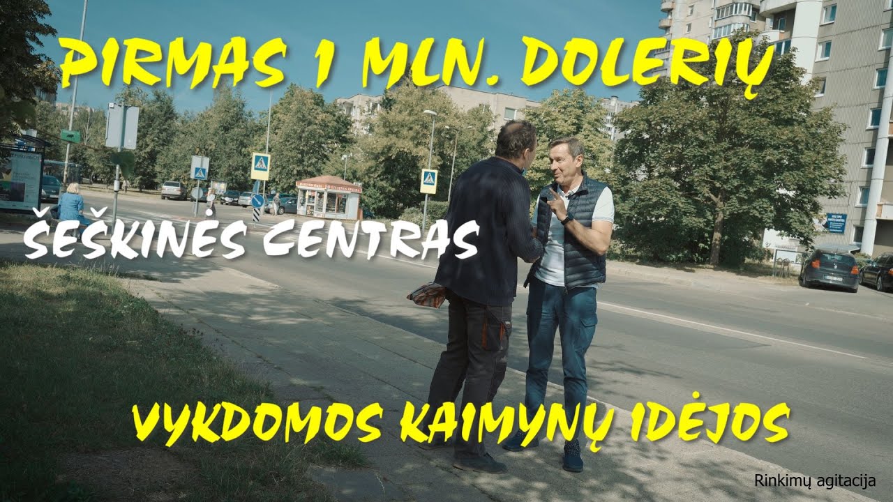 #ZuokasVlog : Diskusijos apie pirmus milijonus su &Scaron;e&scaron;kinės gyventojais.