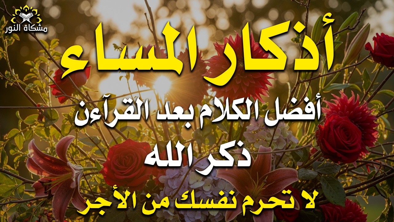 اذكار المساء راحة وسكينة لقلبك تحصن بيتك وأهلك Dzikir Malam Evening azkar By Alaa Aqel