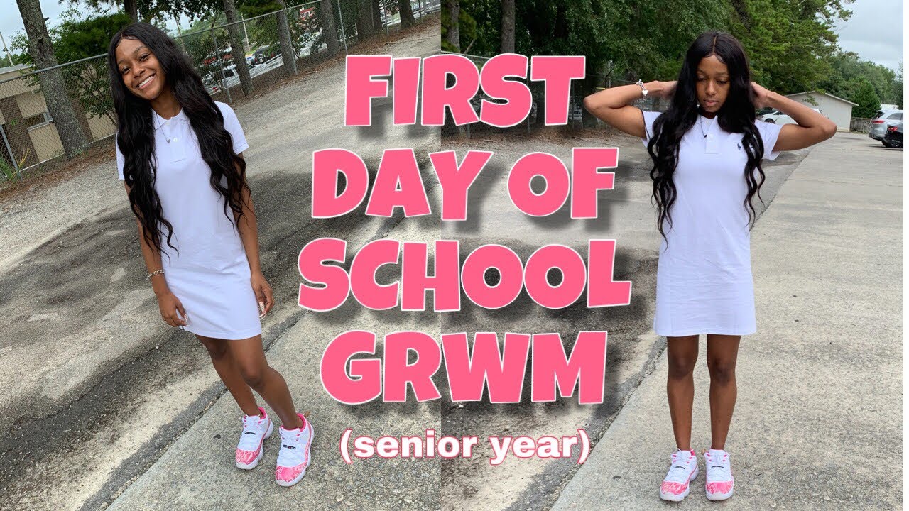 FIRST DAY OF SCHOOL GRWM 2022 (hair, skin, nails)