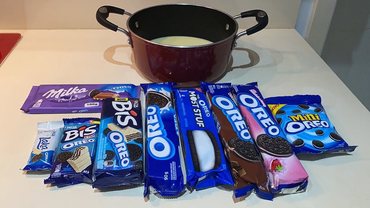 FIZ UM MEGA BRIGADEIRO COM TODOS OS TIPOS DE OREO DO MERCADO!! (Ficou bom?!)