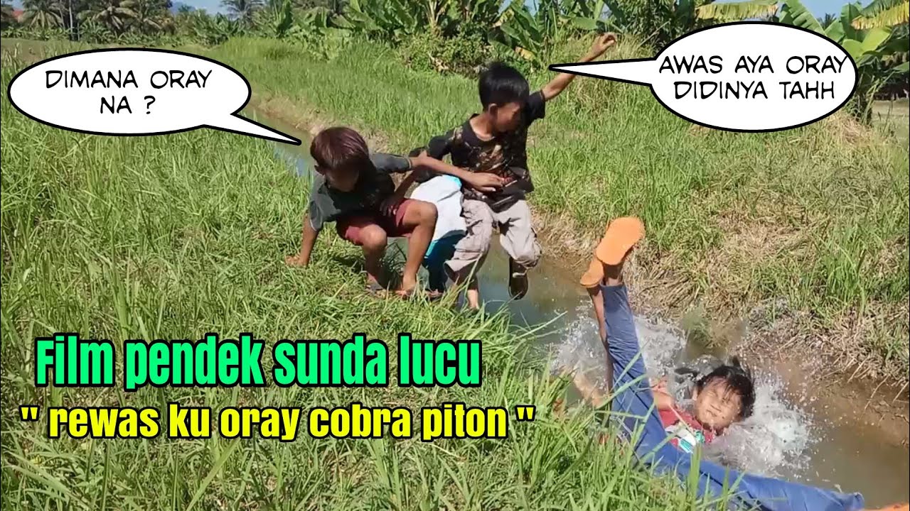 Bikin kaget | film pendek lucu | Bocah Kampung sunda Lucu