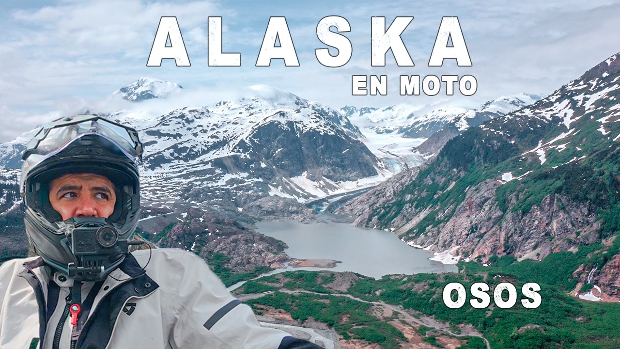 ASI es VIAJAR en MOTO por los LUGARES mas SALVAJES y ALEJADOS de ALASKA
