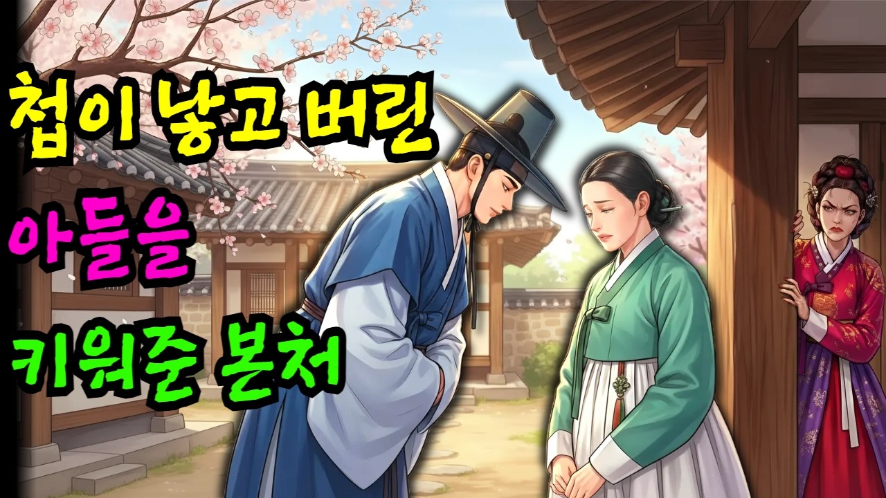 첩이 낳고 버린 아들을 내 자식처럼 키운 본처에게 주어진 행운과 행복한 가정 이야기 | 야담.민담.전설.설화.옛날이야기.오디오북