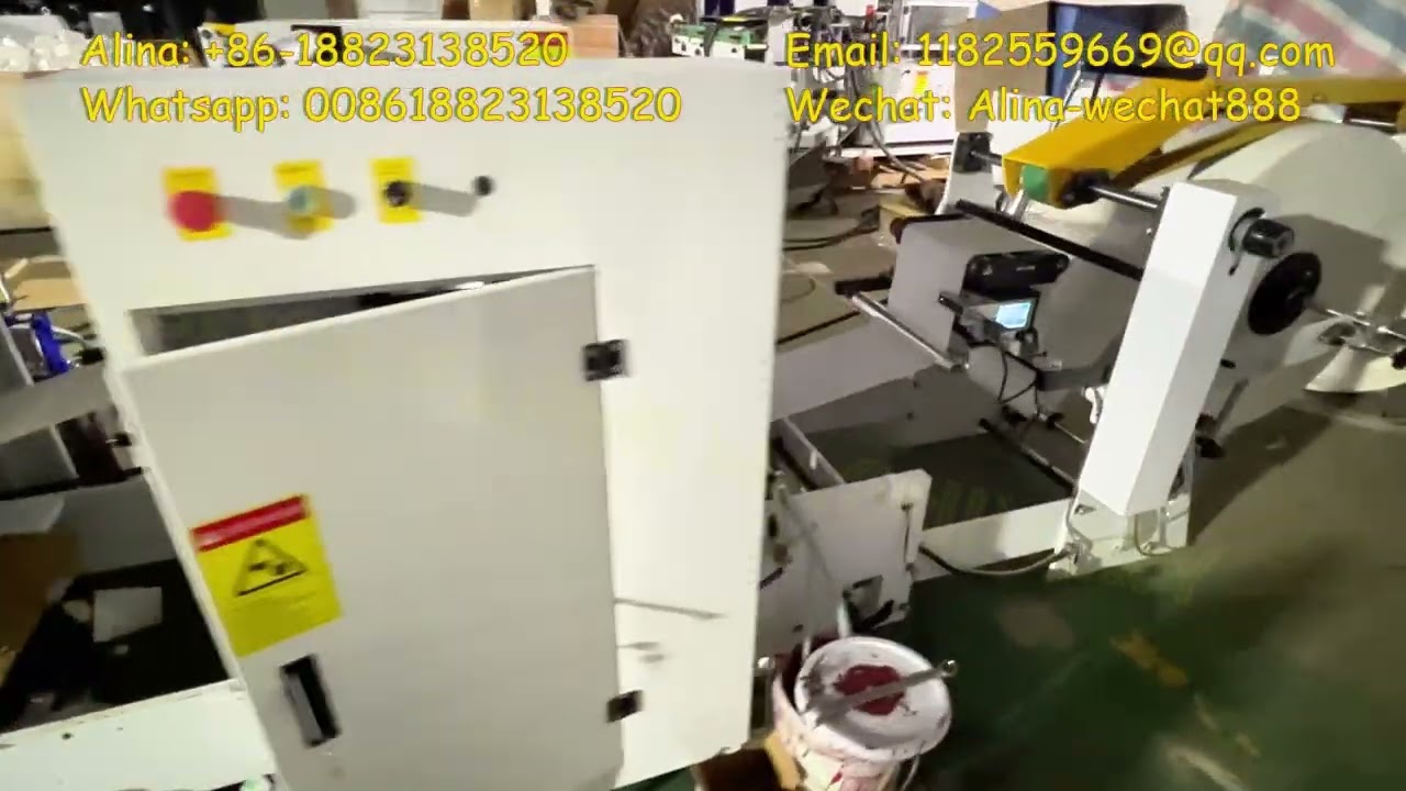 High speed napkin tissue folding machine with glue lamination 2 colors printing and full embossing