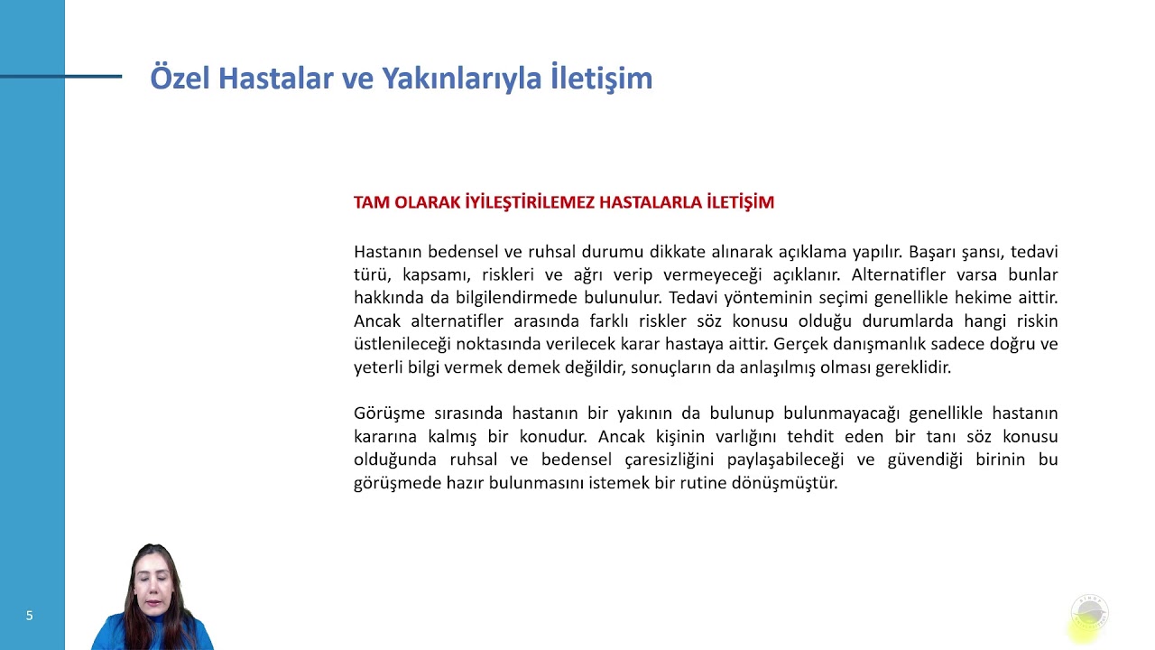 Özel Hastalarla İletişim 2