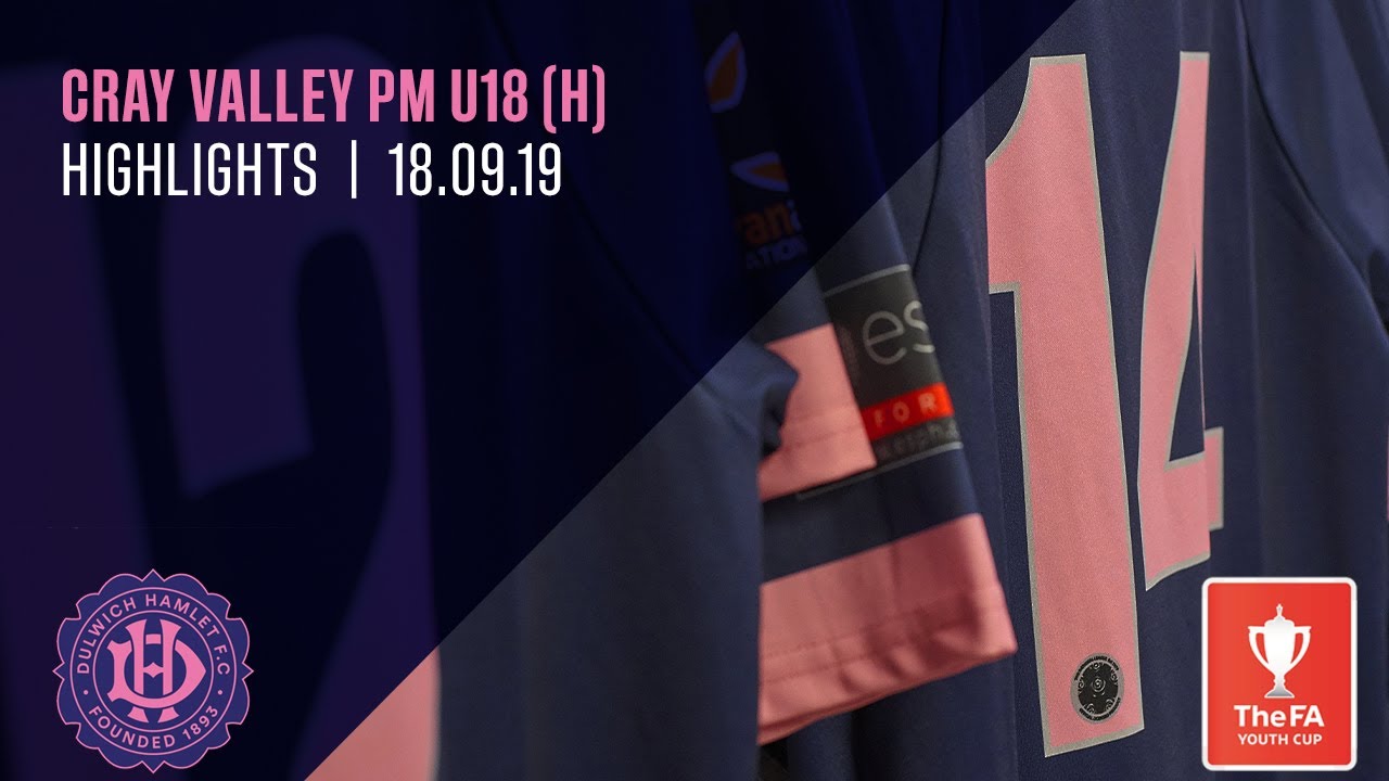 Dulwich Hamlet U18 v Cray Valley PM U18, FA Youth Cup 1st Qualifying Round, 18/09/19 | Highlights