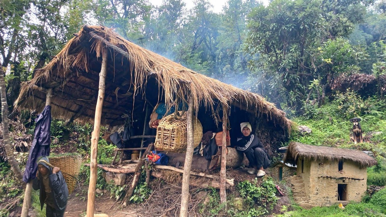Most Beautiful Nature With Rural Village Life During the Rain || Rural Documentary Video In Nepal ||