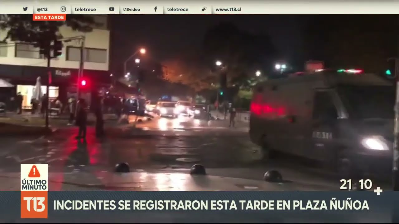 Incidentes entre Carabineros y manifestantes en Plaza Ñuñoa: bares reabrieron en Fase 2