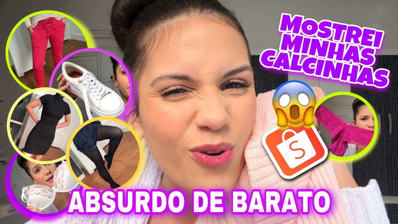 😱 COMPRAS BARATAS DE VESTUÁRIO E ROUPAS NA SHOPEE | Foi muita coisa por menos de R$250 💸