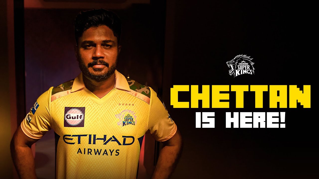 Chettan is here 🦁 | Sanju Samson in Yellove | #WhistlePodu | #ChennaiSuperKings