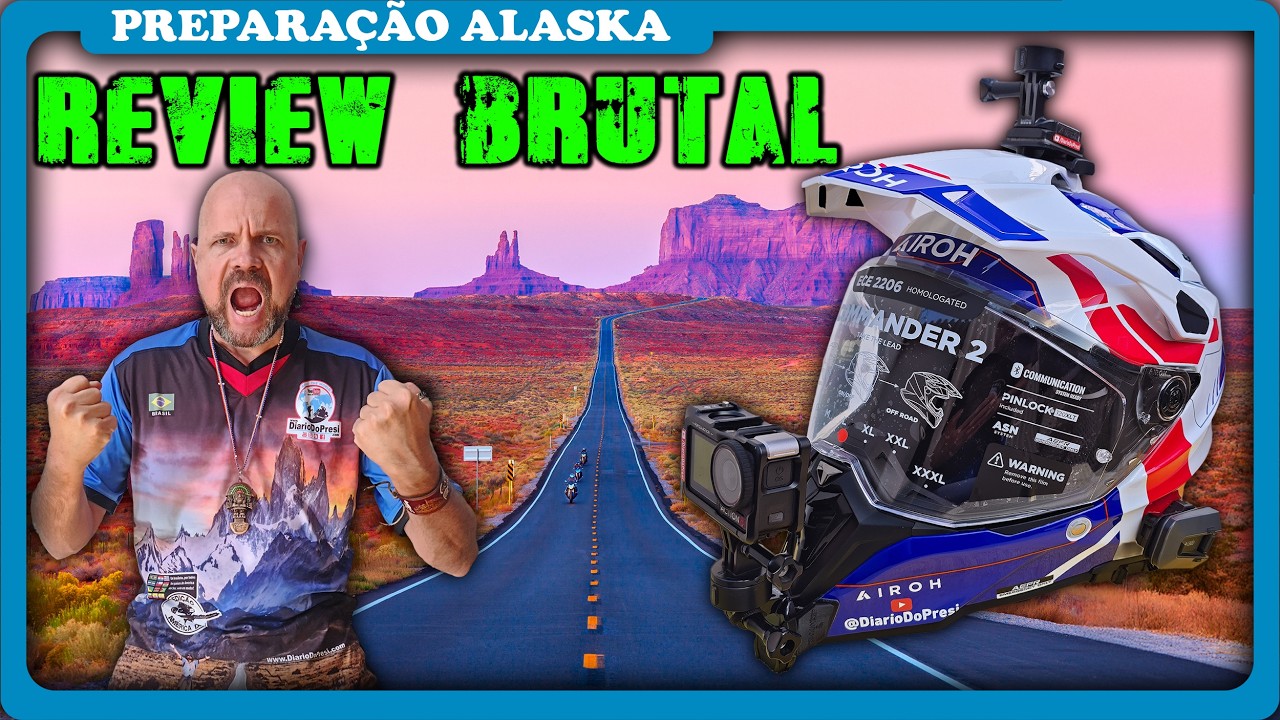Airoh Commander 2: Equipamento ou sobrevivência? Rumo ao Alaska