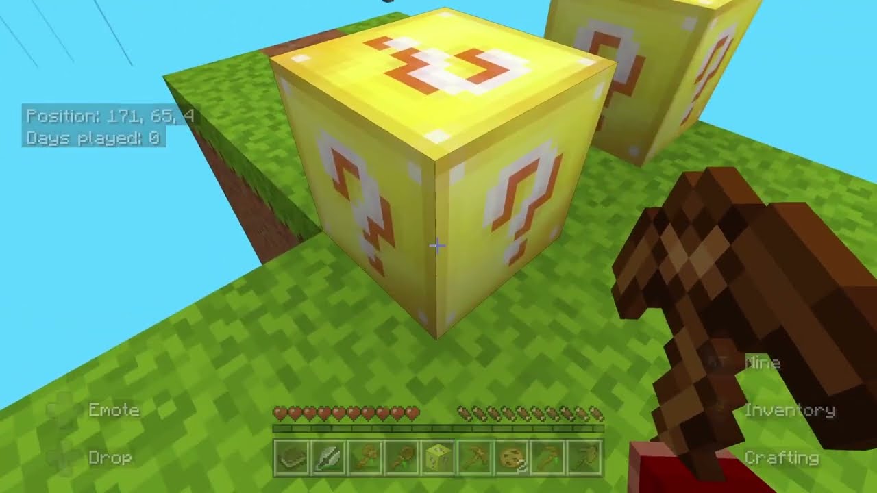 LuckySkyBlockHorror [XBOX SERIES X] #minecraft #luckyblock #skyblock #horror #trending #viral #fyp