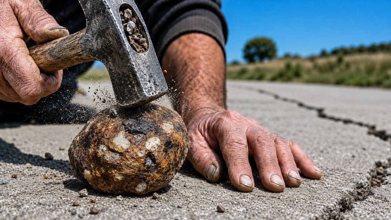 Cracking These Ugly Rocks to See What’s Inside