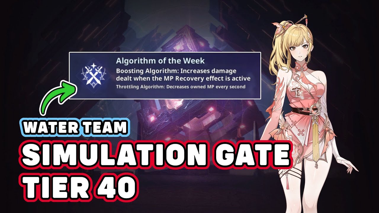 LET'S SWIPE ALL TROPHY! WATER TEAM IN TIER 40!! SIMULATION GATE WALKTHROUGH - Solo Leveling Arise