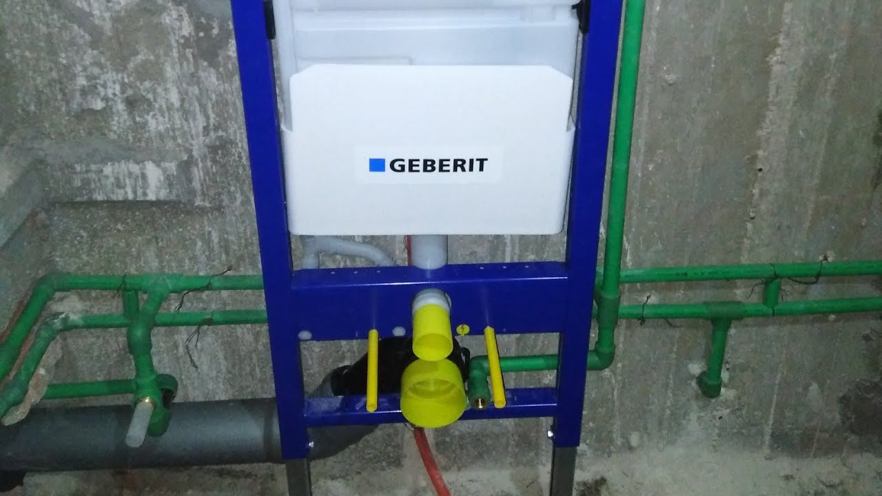 Geberit toilet installation