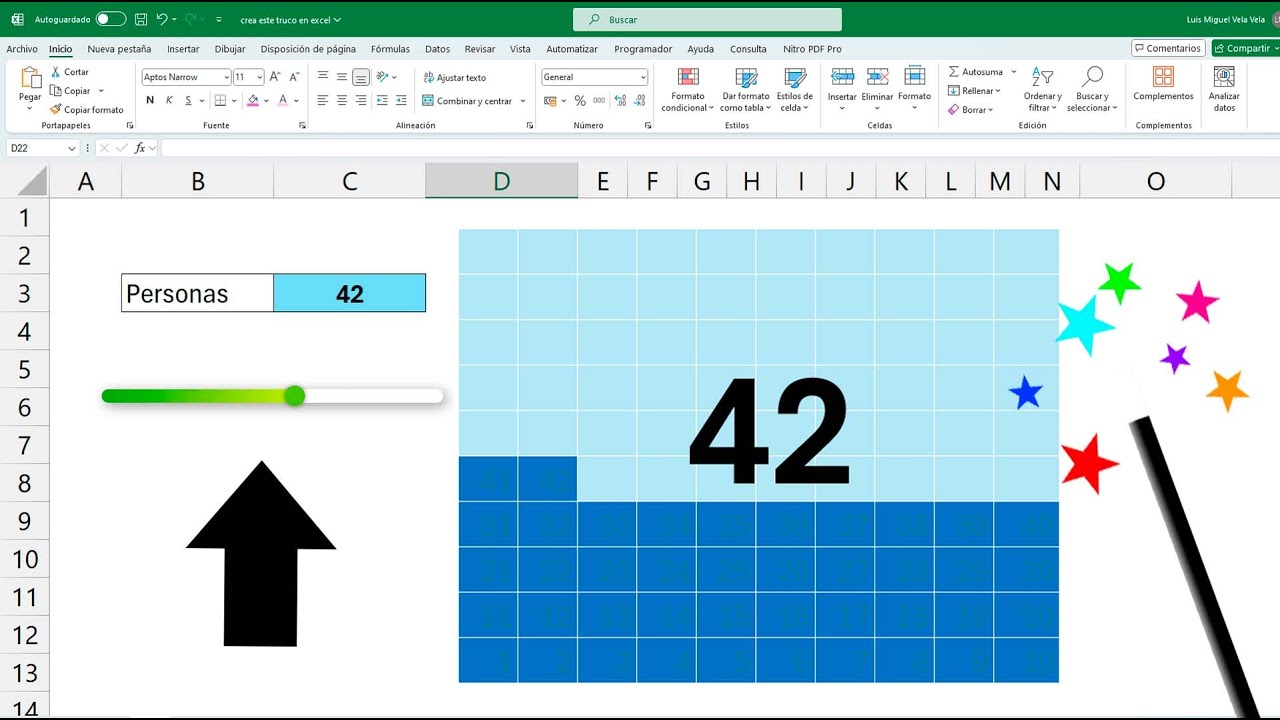 Crea este IMPRESIONANTE Efecto VISUAL en Excel 😱