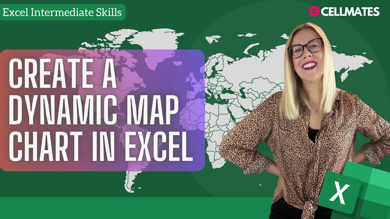 🗺️Create a DYNAMIC Map Chart in Excel &ndash; Data Validation, UNIQUE, SORT and FILTER☝️