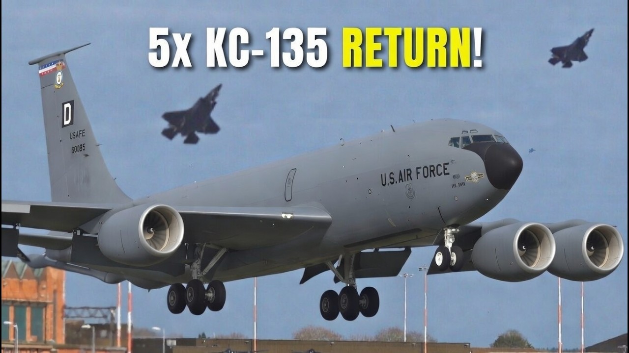 CRAZY Afternoon at RAF Mildenhall | 5x KC-135 Return after Refuelling F-35, F-15 from RAF Lakenheath