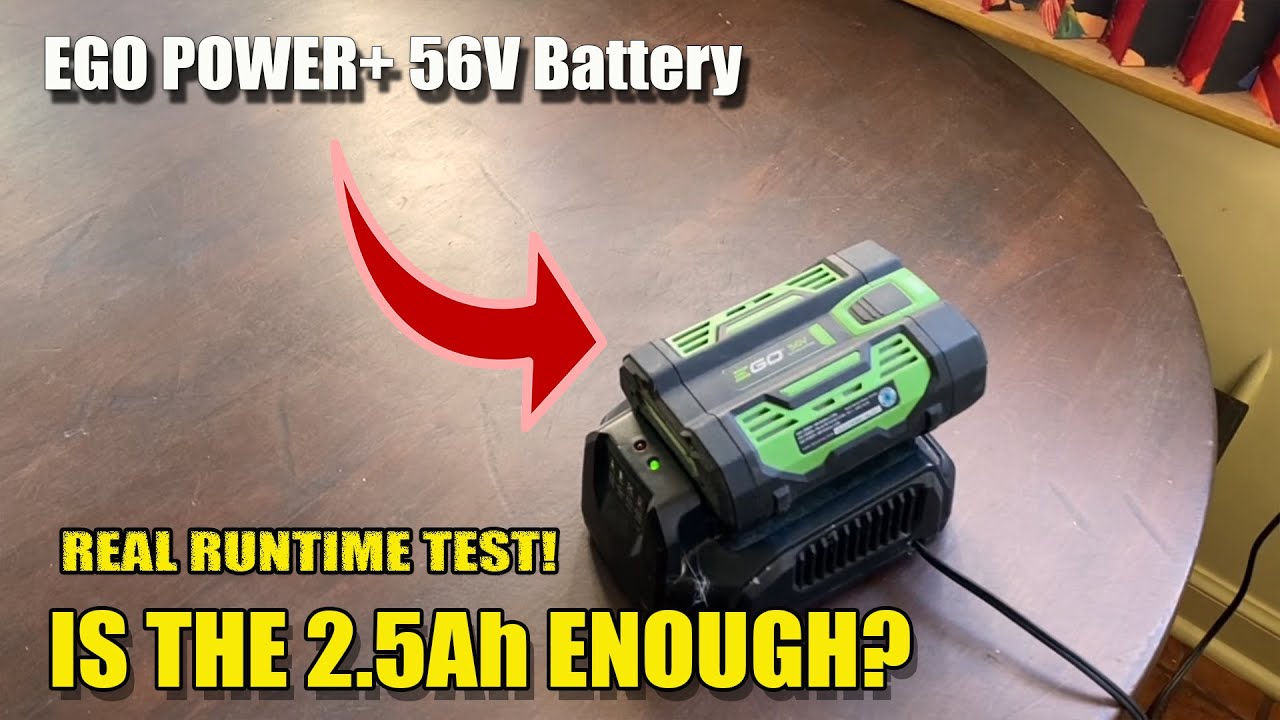 EGO POWER+ 56V Battery Review | Real Runtime Test (2.5Ah BA1400T) &ndash; Worth Upgrading?