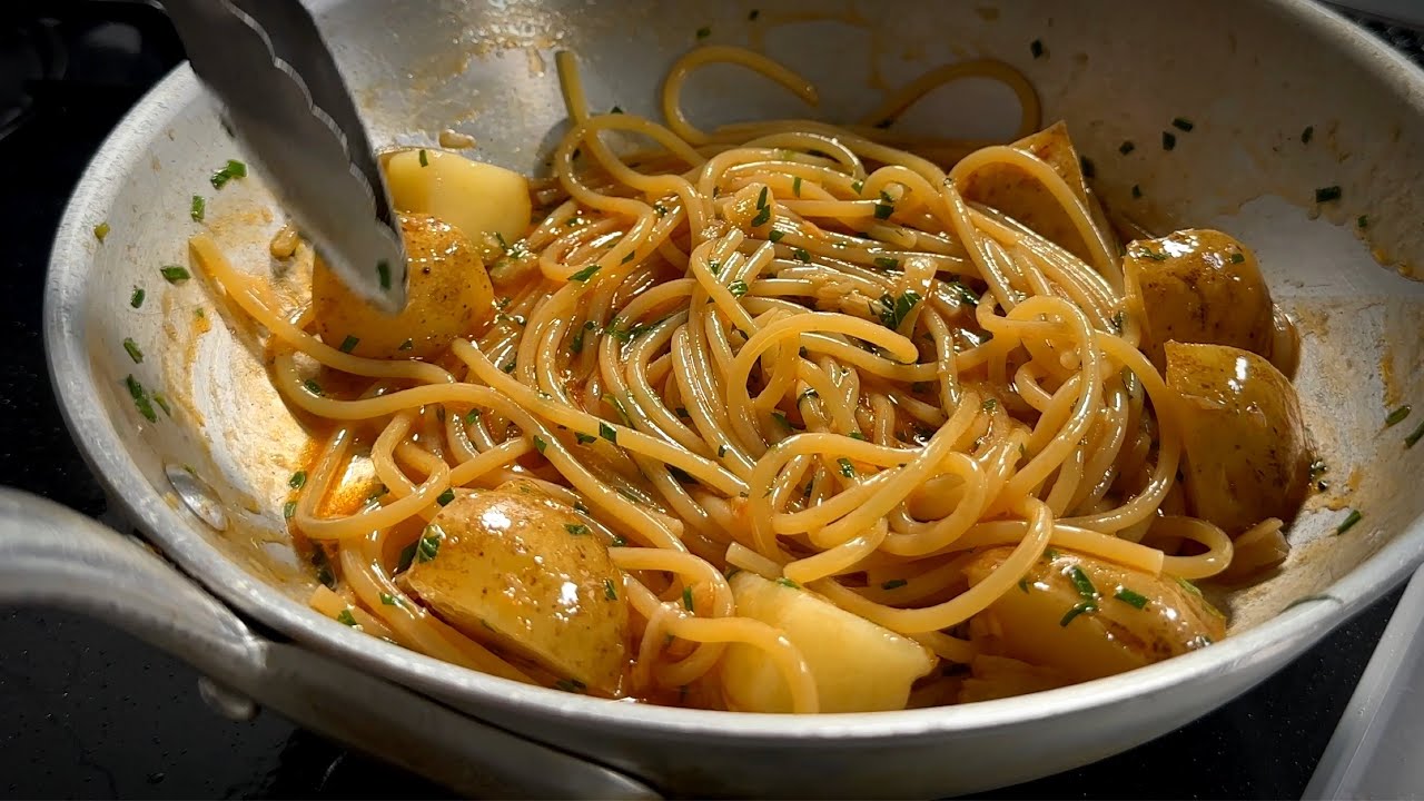 結局一番美味しい地味イタリアン【新じゃがの】ペペロンチーノ🇮🇹感動のパスタ