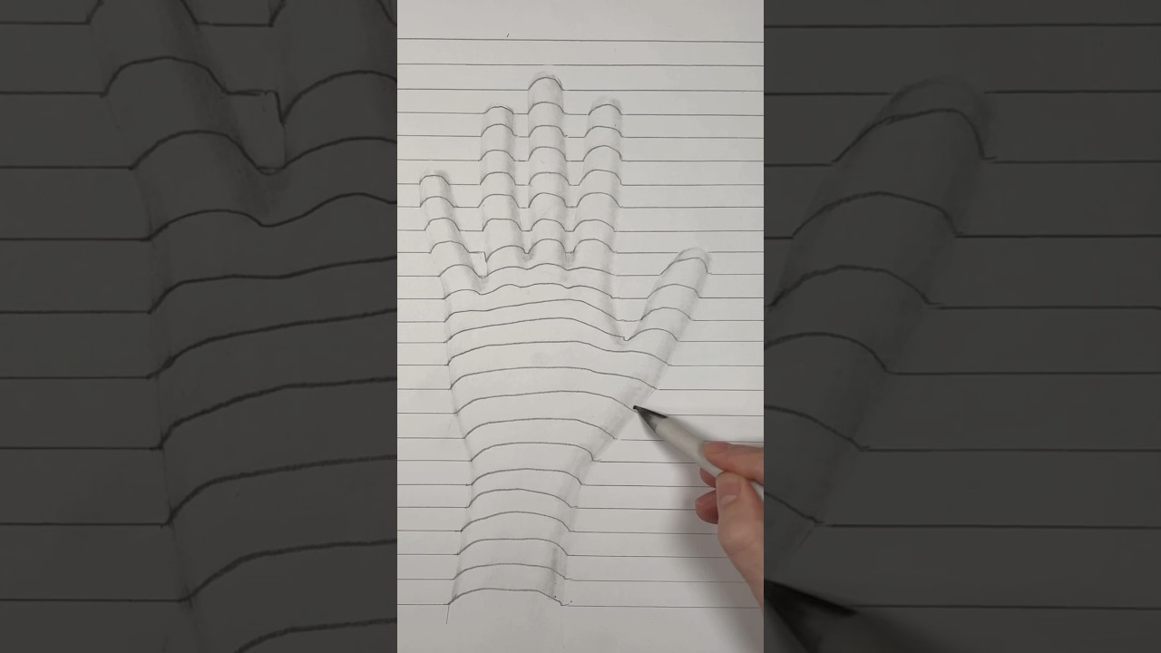 How to draw an INVISIBLE HAND!