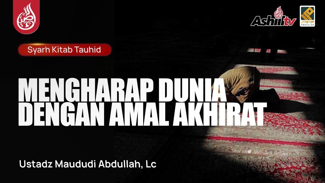 🔴 [LIVE] Syarh Kitab Tauhid - Ustadz Maududi Abdullah, Lc حفظه الله