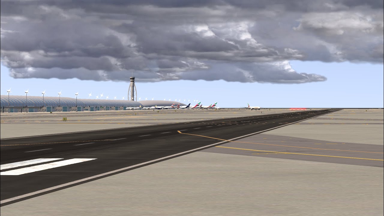 Emirates Airlines landing pretty good 👍 