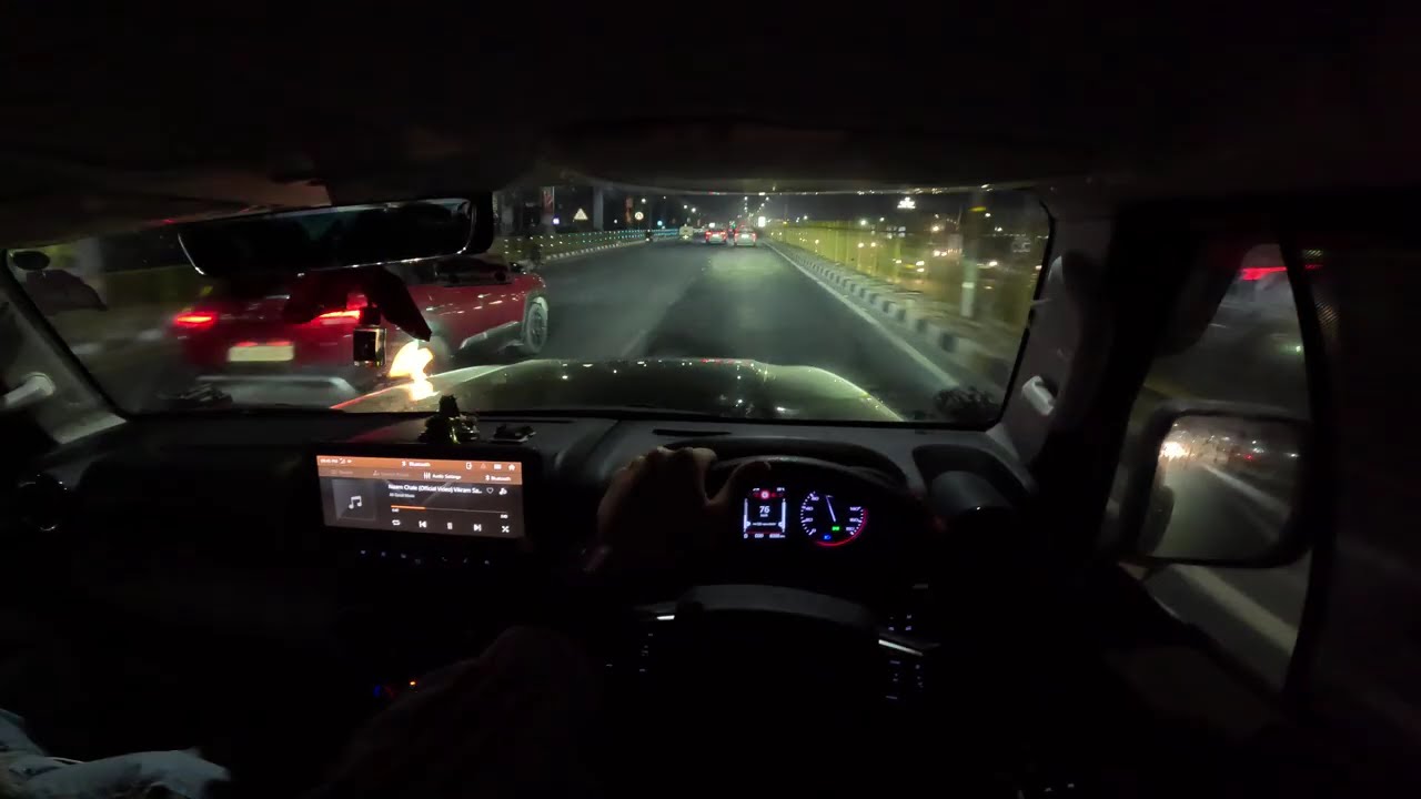Full Speed Mahindra Thar Roxx Night Drive Mx3 Petrol Automatic | SN Autoportal