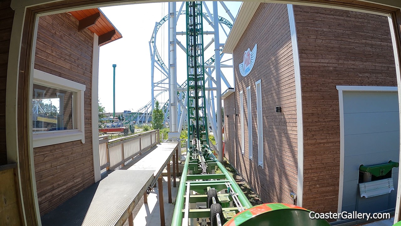 Pitts Special - POV of a Gerstlauer Infinity roller coaster in Finland. Front row view of thrills!