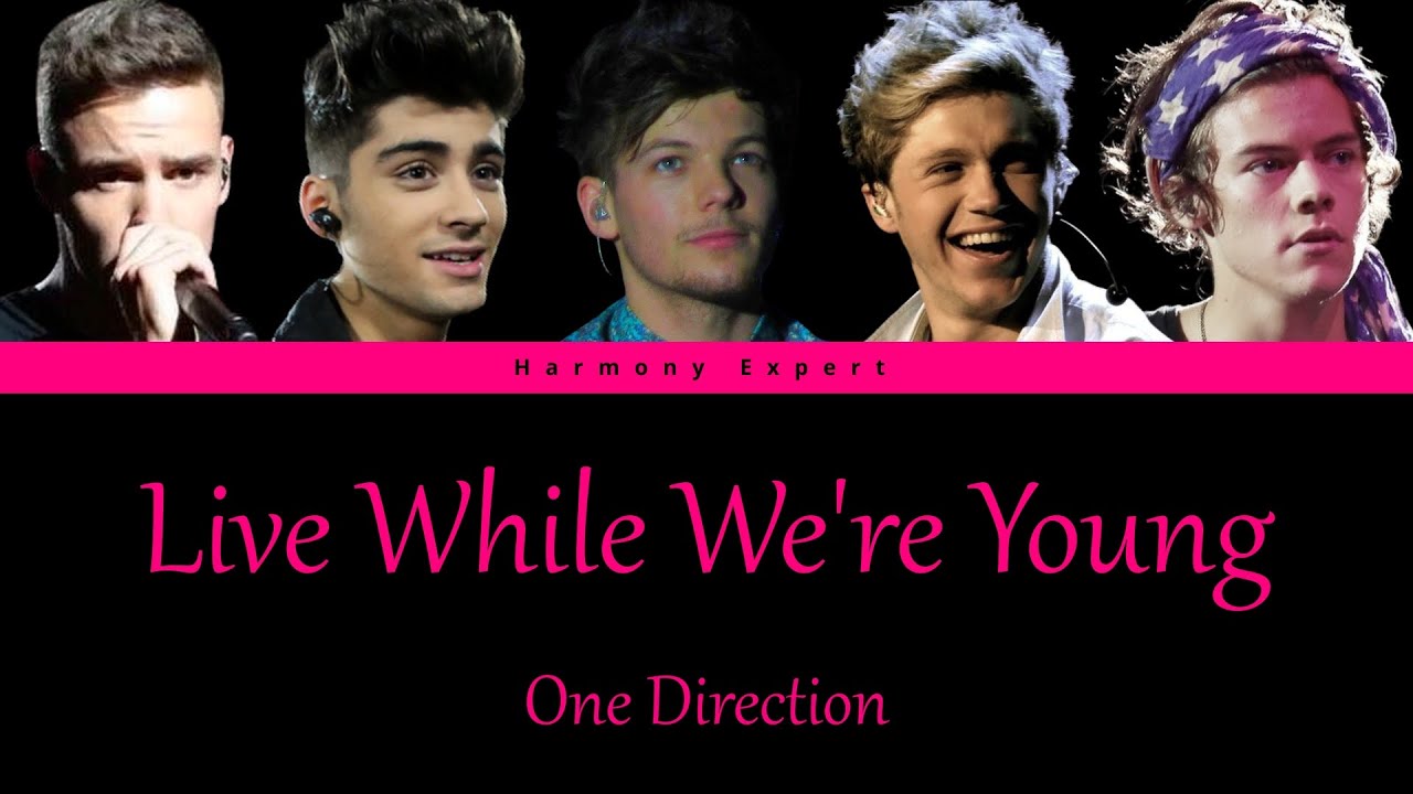 One Direction - Live While We're Young - Color Coded Lyrics