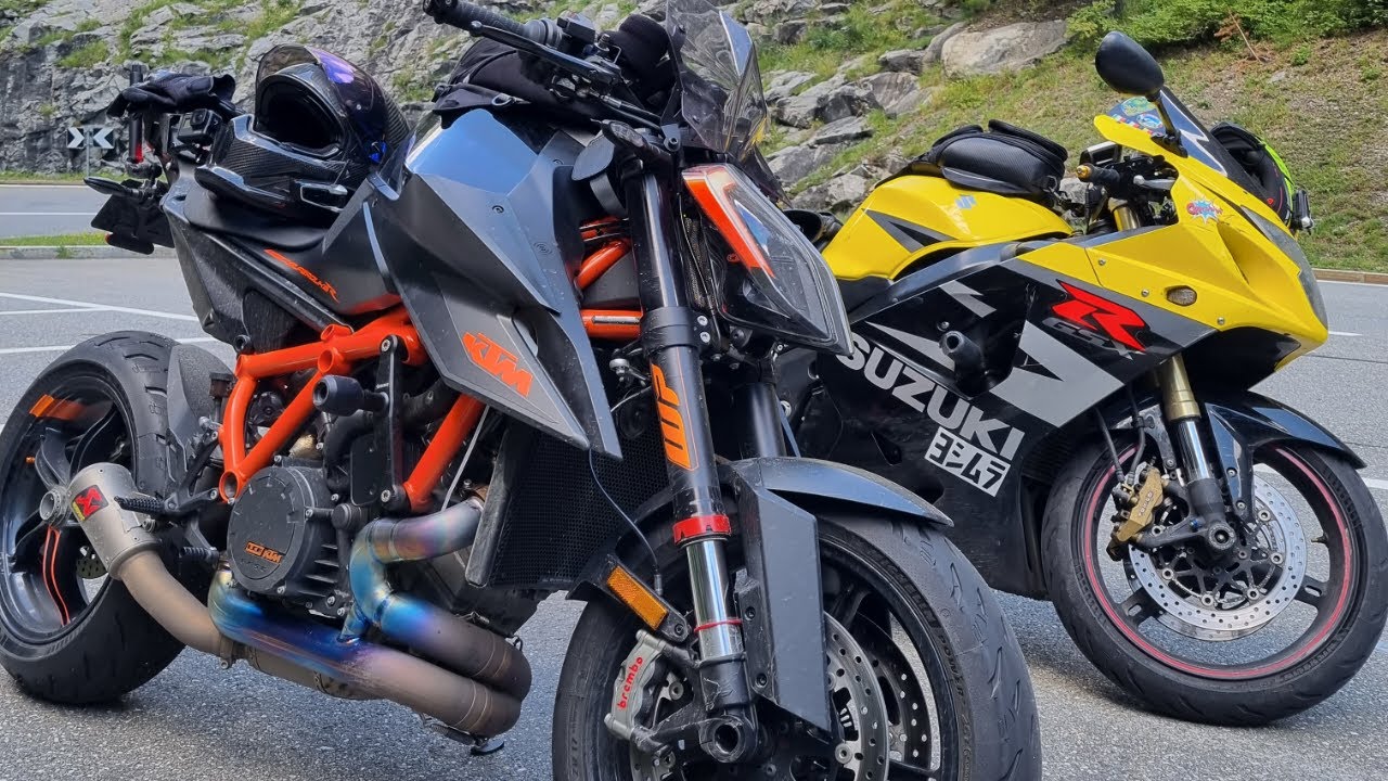 Europe motorcycle trip - KTM Superduke R 1290 / BMW S1000R / Suzuki GSXR - Switzerland to Italy