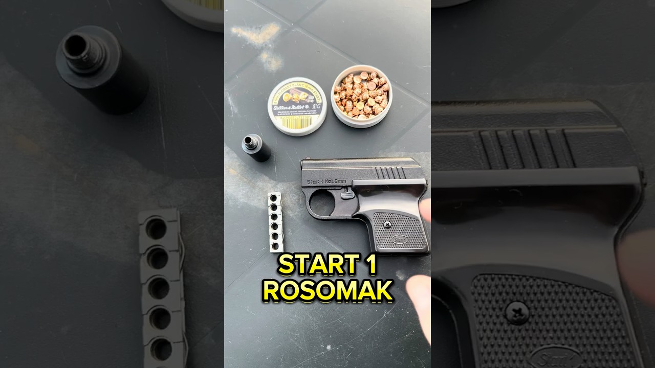 PISTOLET HUKOWY 6MM - BEZ ZEZWOLENIA