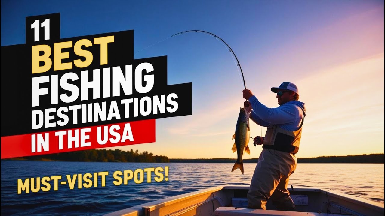 11 Best Fishing Destinations in the USA
